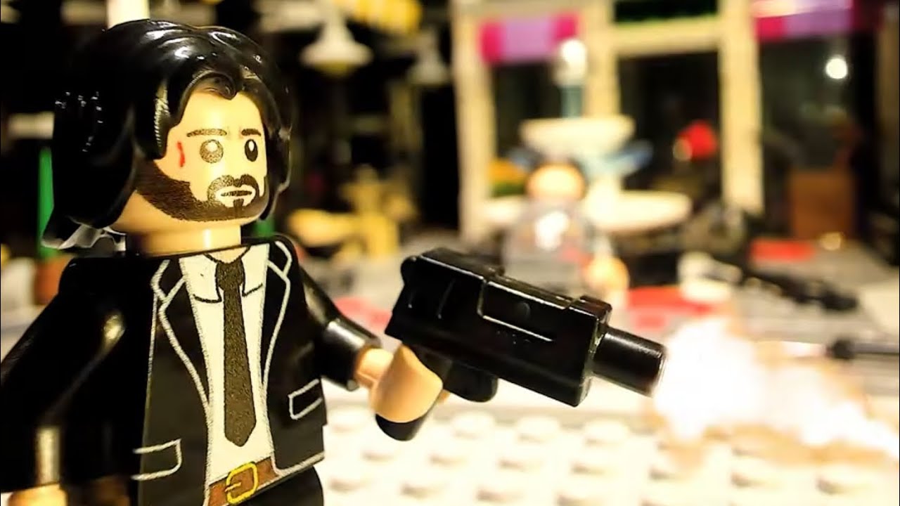 Lego Stop Motion: John Wick Hates Dog Poop
