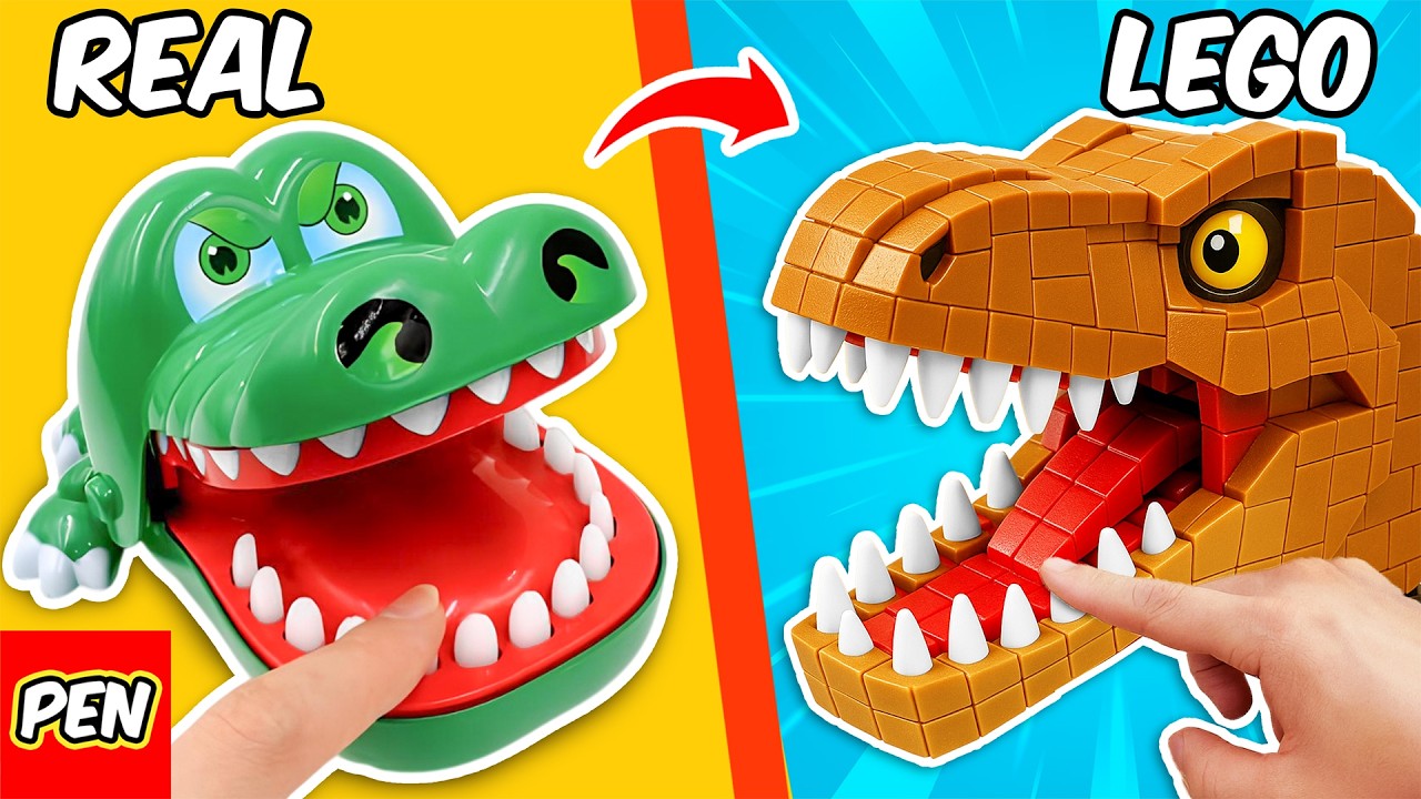 I Built LEGO Dinosaur Mechs | Pen Bricks