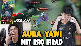 AURA YAWI  VS RRQ IRRAD IN RANK GAME? 😮