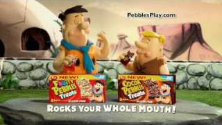 Treats Screaming Good Commercial Post Cereal Fruity and Cocoa Pebbles
