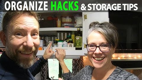 RV Storage and Organization HACKS // Fulltime RV Living // S:5 E:4 // LLRV