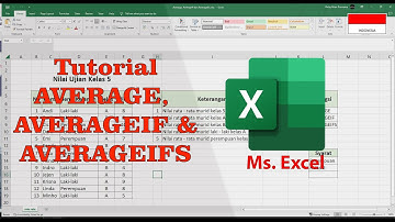 Cara Menggunakan Fungsi AVERAGE, AVERAGEIF DAN AVERAGEIFS || Microsoft Excel