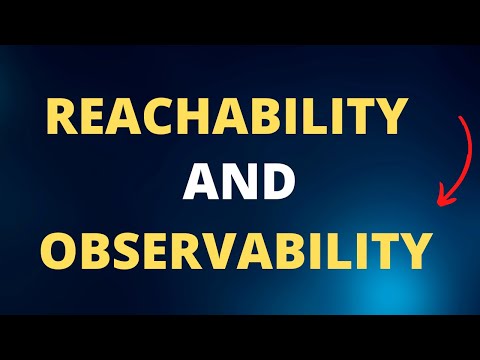 Reachability and observability