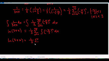 3. Differentiating/Integrating Power Series Example