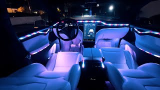 AMAZING TESLA AMBIENT LIGHTS | TESLA LIGHTING TRENDZ