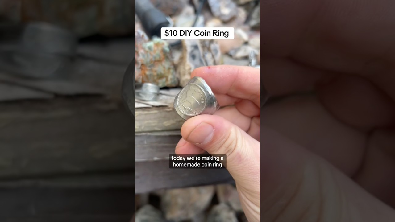 #craft #ring #ringmaking #coin #diy #howto #silversmithing #rings #jewelry #jewelry #jewelrymaking