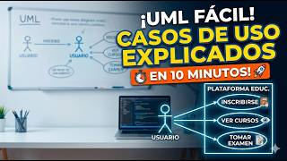 Casos de Uso EXPLICADOS en 10 minutos (UML fácil   ejemplo paso a paso) 🚀