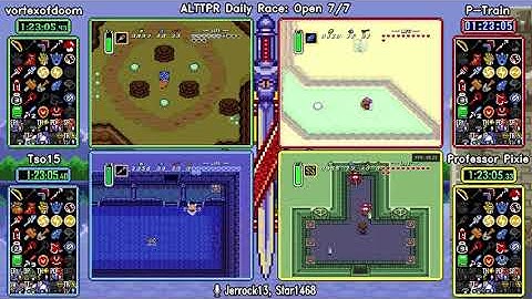 Open 7/7 Jun 16 2021. ALTTP Randomizer Daily Race