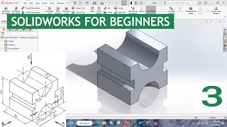 SolidWorks for Beginners | Modeling Practice 3 | Extrude