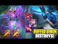 Buffed Gwen Dominates The Game on Jungle! Wild Rift (Runes &amp; Build)