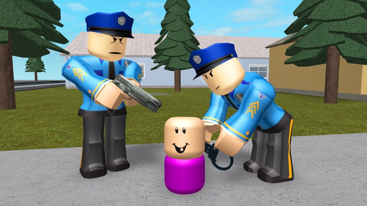Criminal Baby Gets Arrested Roblox Jailbreak Roleplay Youtube