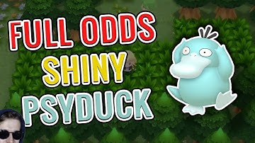 Live FULL ODDS SHINY Psyduck | Live Pokémon Brilliant Diamond & Shining Pearl Shiny Reaction