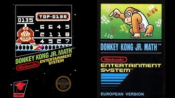 Donkey Kong Jr Math [Nes][CompleteTheGame]