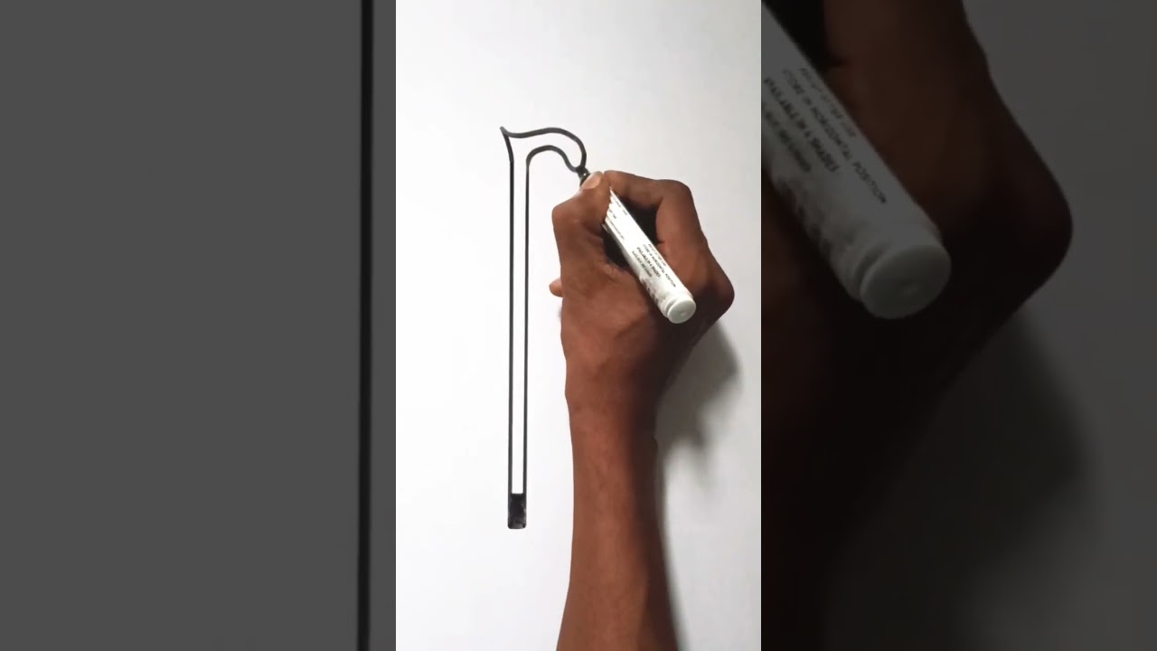 easy drawing of a chhadi 