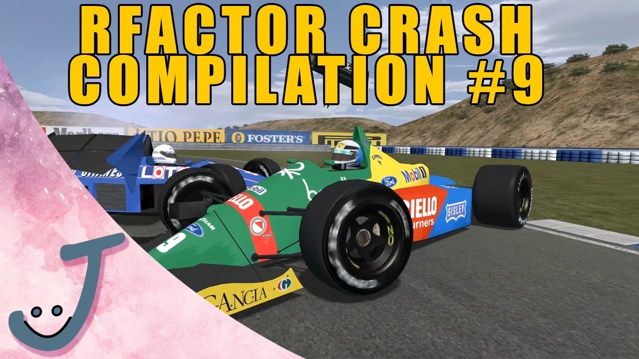 rFactor Crash Compilation #9