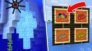 НОВЫЙ БЛОК - СИНИЙ ЛЁД! +ИКРА РЫБ | ОБЗОР НА MINECRAFT POCKET EDITION / MCPE screenshot 4