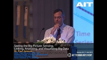 Seeing the Big Picture: Sensing, Linking, Analyzing, and Visualizing Big Data by Dr. Paul Janecek