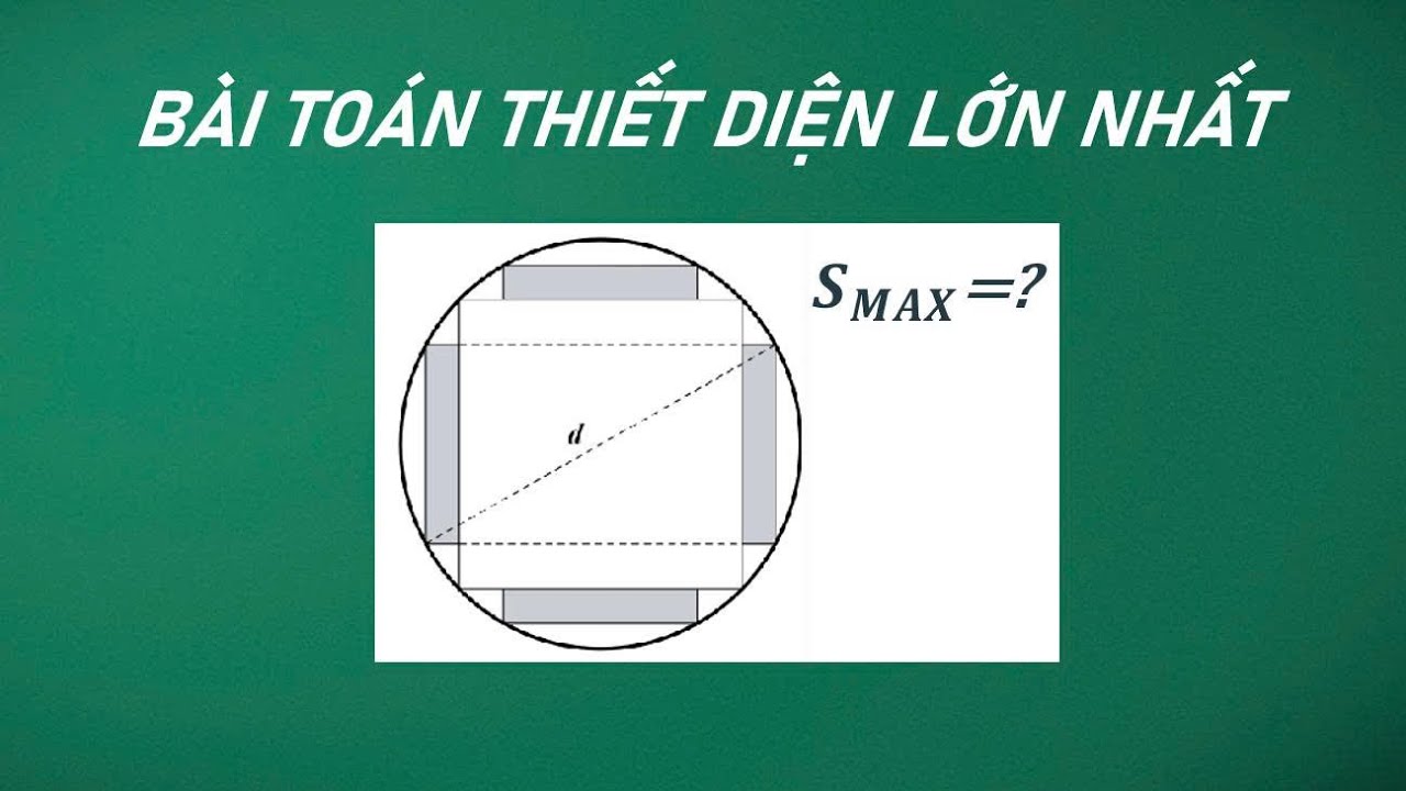 Bài số 42: Cách giải toán thực tế hàm số - Bài toán thiết diện - Dạng 2
