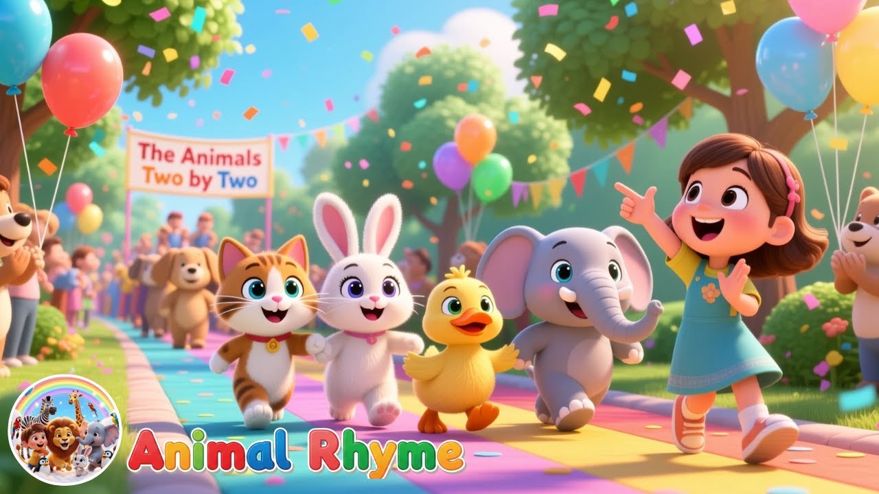 Animals Went in Two by Two | Bella’s Animal Parade Counting and Kids Rhyme