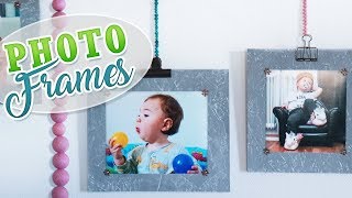 DIY Industrial Shabby Chic Photo Frames with Annie Sloan Chalk Paint