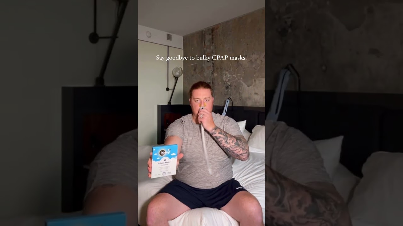 Imagine removing and attaching your headgear free CPAP mask this easily!