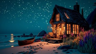 Deep Piano Melodies For Starry Nights  Cozy Cabin Dreams U0026 Calm Zen Sleep 