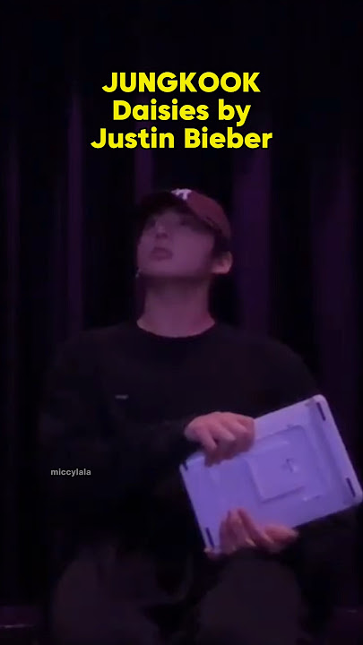 jungkook please give us a longer version 🤭Jungkook singing Justin Bieber’s Daisies 09.2025 #shorts