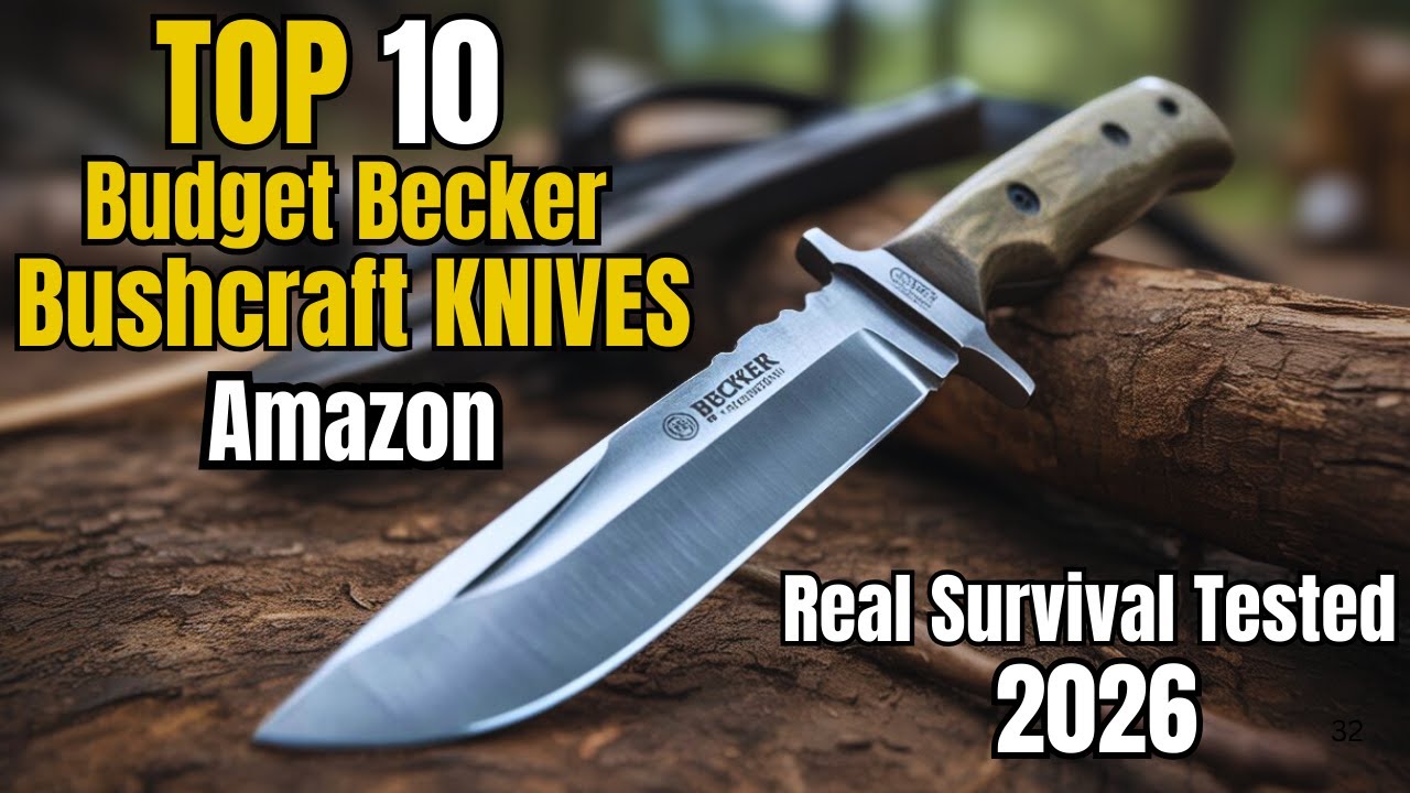 10 Best Budget Becker Bushcraft Knives on Amazon (Real Survival Tested 2026)