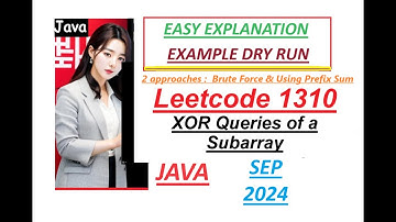 XOR Queries of a Subarray | Leetcode 1310 | Java | Developer Coder