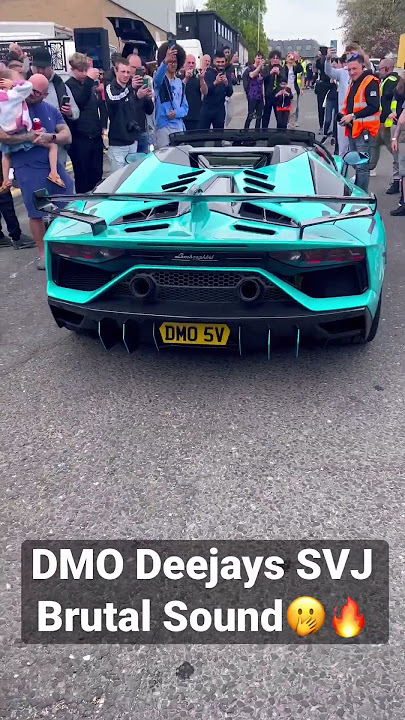 BRUTAL SOUND OF DMO’s SVJ V12 #v12sound #lamborghiniaventador #svj #dmodeejay #brutalsound