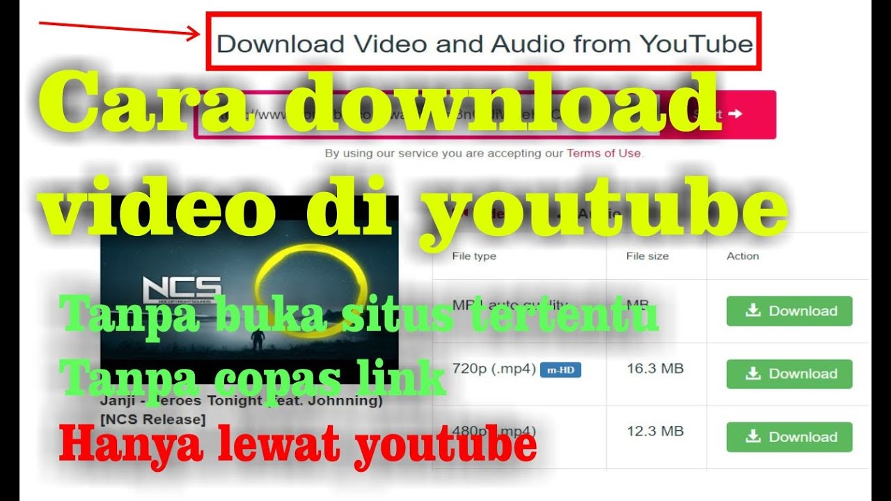 CARA DOWNLOAD VIDEO DI YOUTUBE DENGAN MUDAH DAN SIMPLE TERBARU 2023