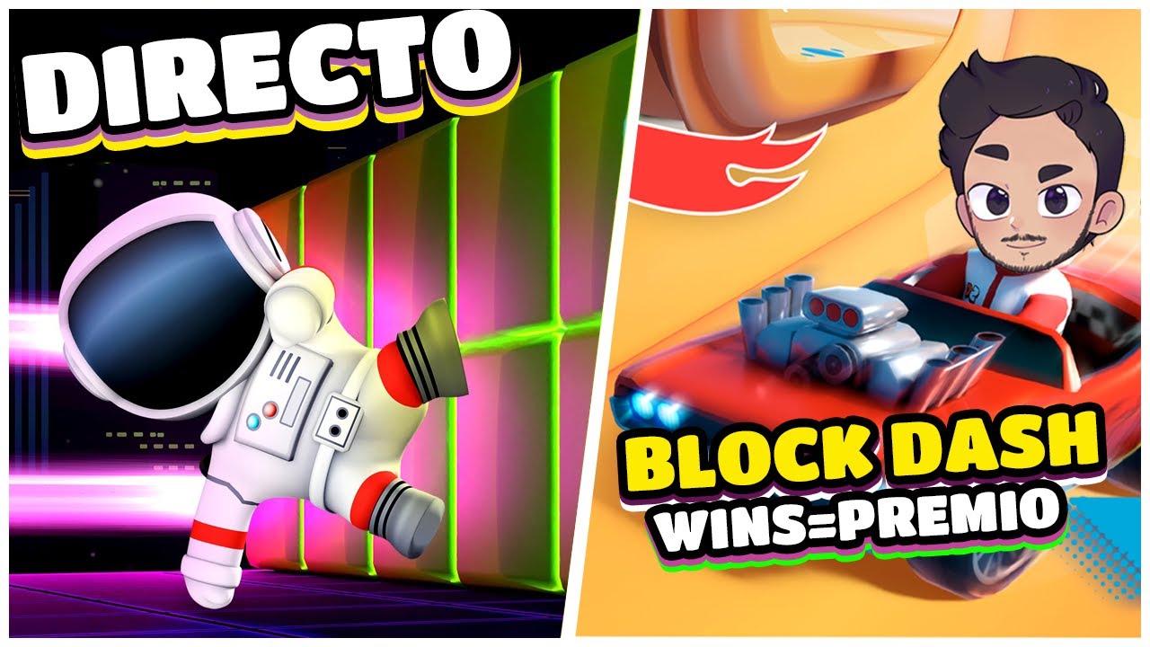 🔴[EN VIVO] Block Dash INFINITO CON SUBS! 🎁 Stumble Guys en Directo 