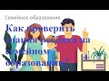 Как проверить знания ребёнка на семейном образовании?