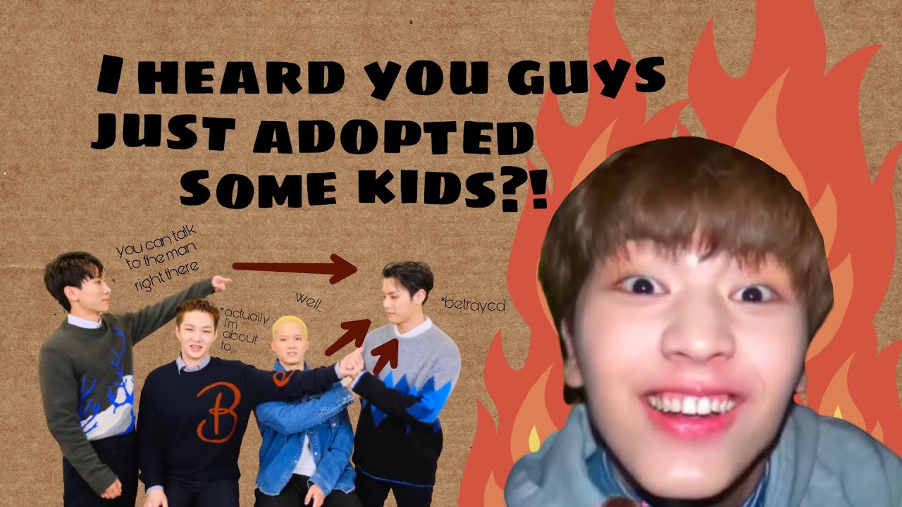 BTOB sungjae claiming back his maknae position (feat. ateez and stray kids)
