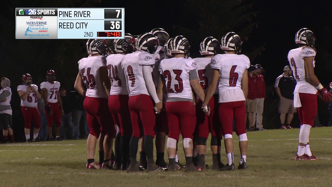 High School Football 10/20/17 Pine River Vs Reed City 2nd YouTube