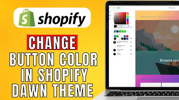 How To Change Button Color In Shopify Dawn Theme (2024) Quick Method