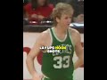 The teammate told a funny story about Larry Burd #nba #basketball
