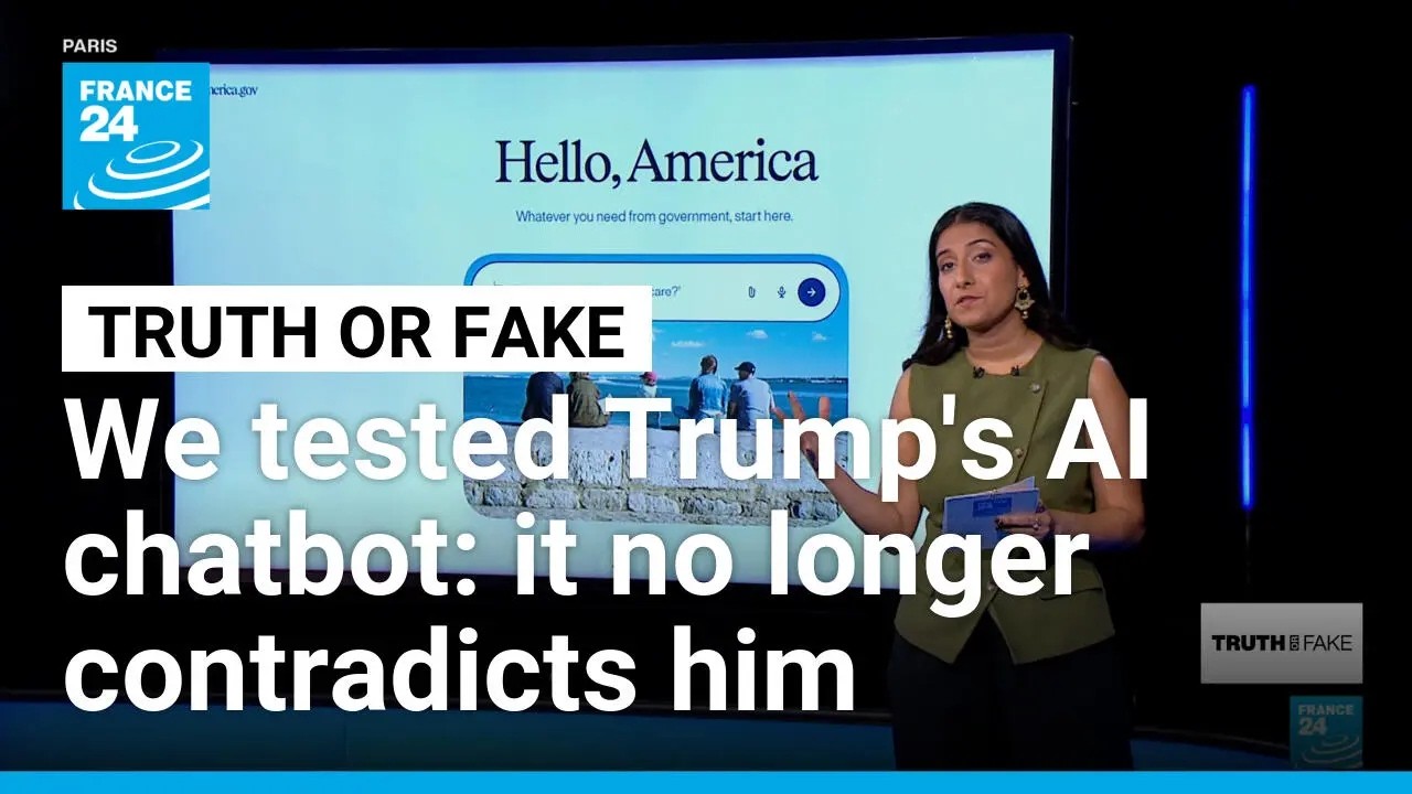Meet 'America': Trump’s AI chatbot changes answers after challenging his claims • FRANCE 24