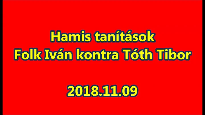 Hamis tantk I. Folk Ivn kontra Tth Tibor