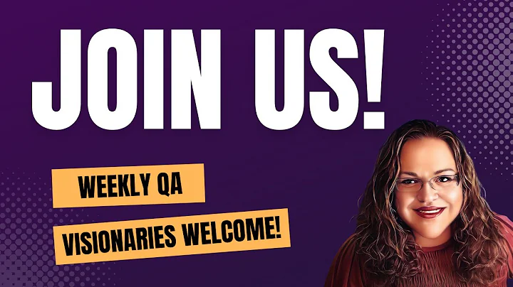 Join us for our weekly QA session!