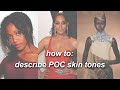 Describing POC Skin Color in Fiction | Easy Writing Tutorial To Improve Your Writing People of Color