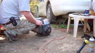 Honda GC160  start up and run 11/30/12