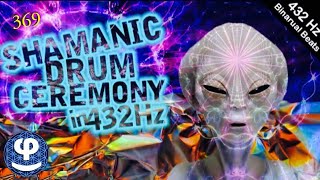 Shamanic Drumming Ceremony | Psychedelic 5D Journey | 432Hz