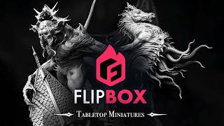 The Eldritch Miniatures FlipBox - 3D Print Ready Tabletop Figures