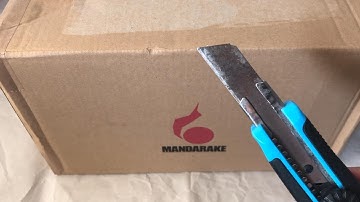 Unboxing an N-gauge package from Mandarake