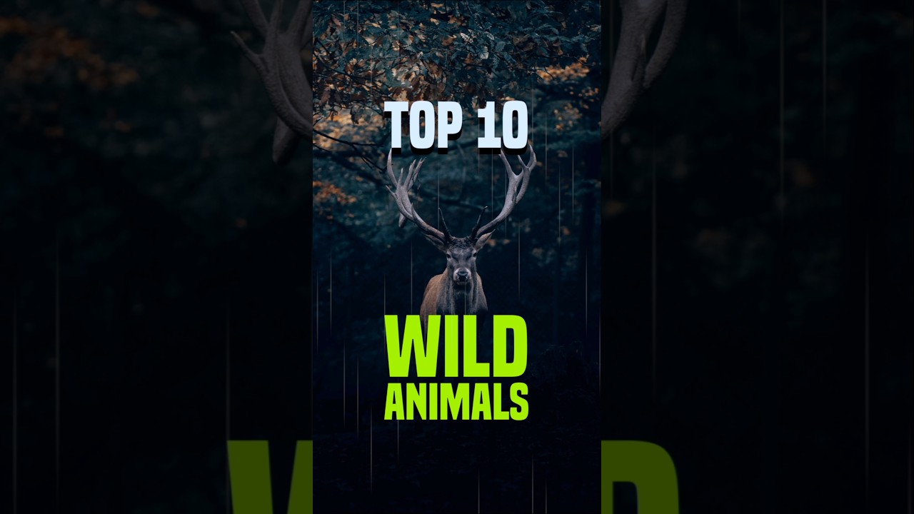 Wild & Wonderful: Top 10 Most Iconic Wild Animals! 