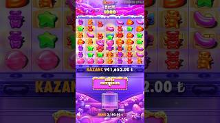 MİLYON KOYDUK #slots #slotoyunları #slotvideoları #sugar #casino #live #pragmatic #sweet #shorts