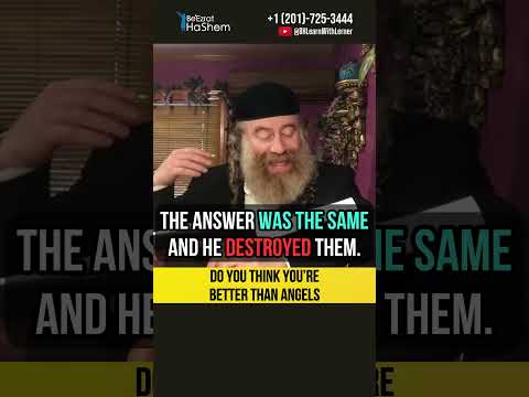 🤔 Do you think you’re better than angels ⁉️ Torah and Humanity #shorts #torah