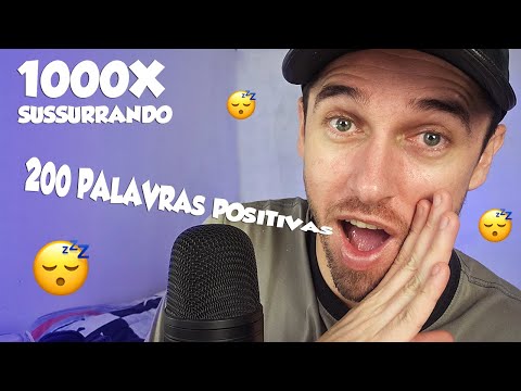 ASMR Sussurrando 1000X palavras positivas no seu ouvido