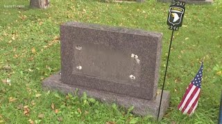 WWII vet's gravestone plaque stolen from Minnesota cemetery